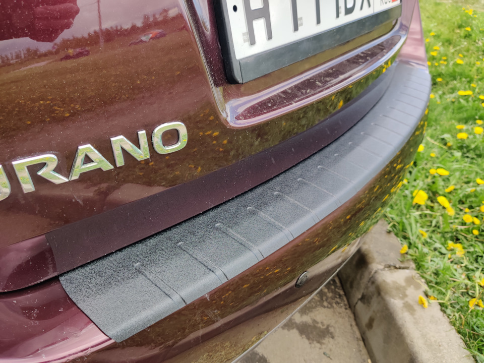 Накладка на бампер — Nissan Murano II, 3,5 л, 2012 года | просто так ...
