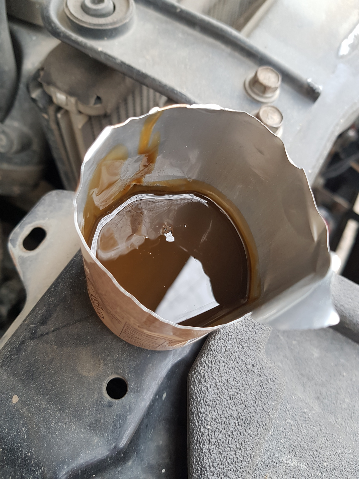 184953 Маслоуловитель на 6g75. Часть 3. — Mitsubishi Pajero (4G), 3,8 л ...