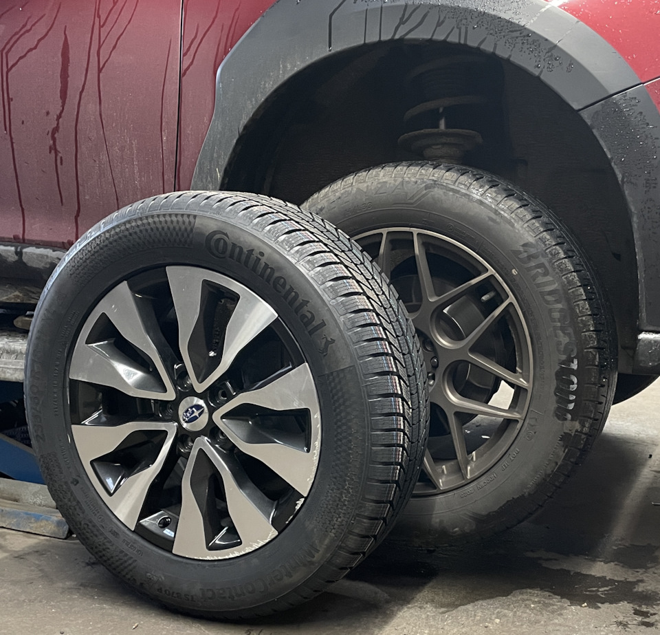 235/60R18 зимняя резина — Subaru Outback (BT), 2,5 л, 2023 года | шины ...