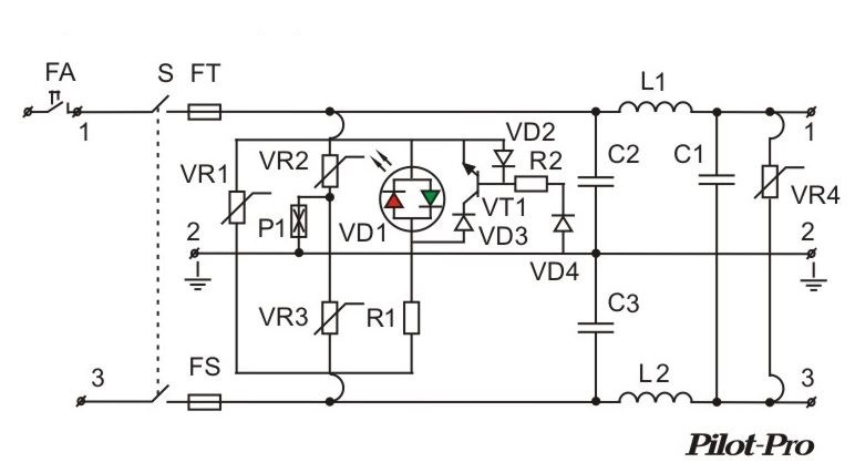 Фильтр pilot l схема