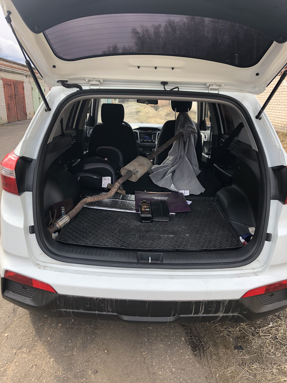 Ремонт гофры выхлопной системы! — KIA Picanto (1G), 1,1 л, 2007 года ...