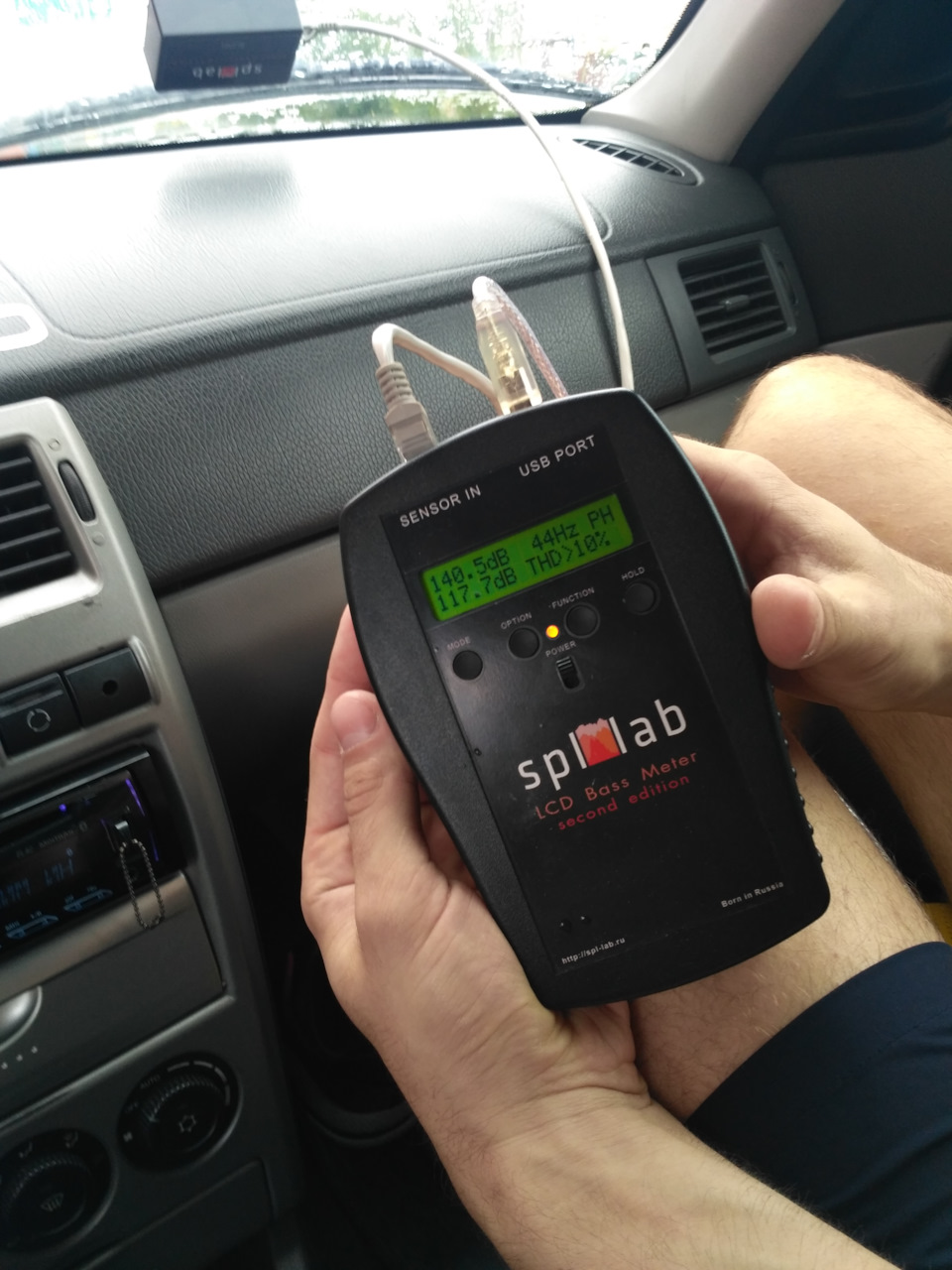 Замер давления 140.5 dB — Lada Приора седан, 1,6 л, 2009 года ...