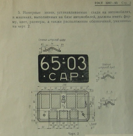 Номер на мотоцикл старого образца размер