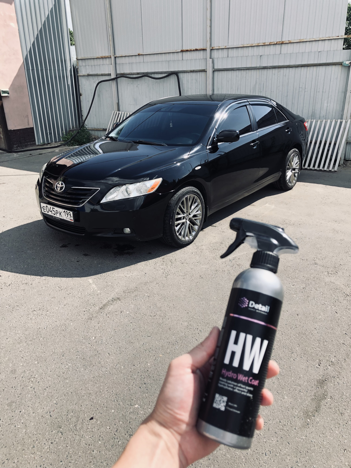 Кварцевое покрытие кузова, HW Hydro Wet Coat от Detail Grass! — Toyota  Camry (XV40), 2,4 л, 2008 года | своими руками | DRIVE2