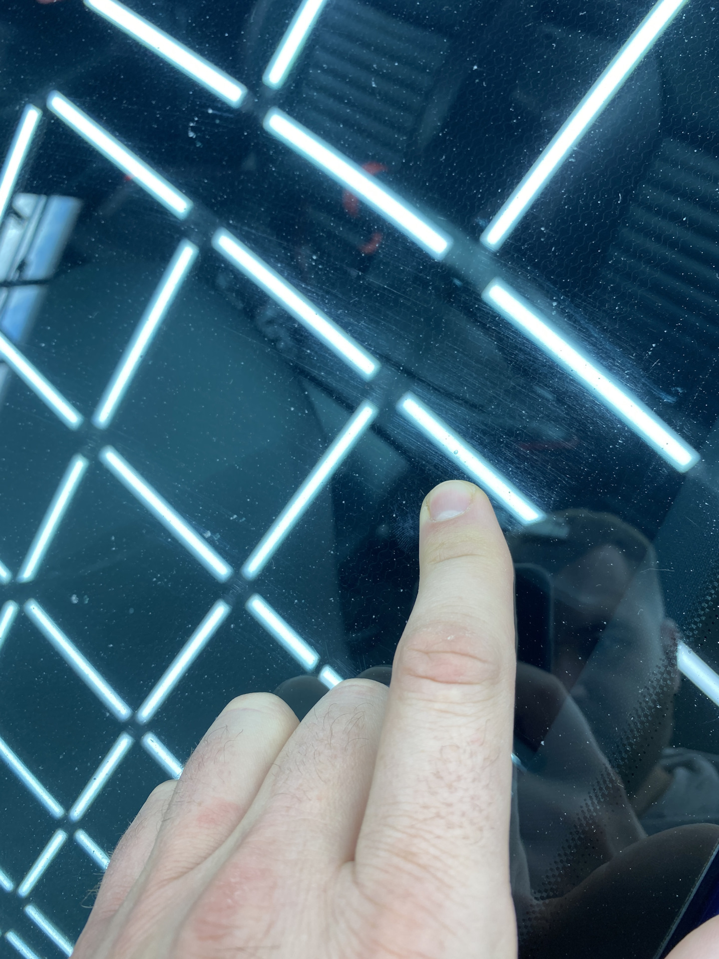 Шлифовка лобового стекла — Skoda Octavia RS A7 Mk3, 2 л, 2014 года ...