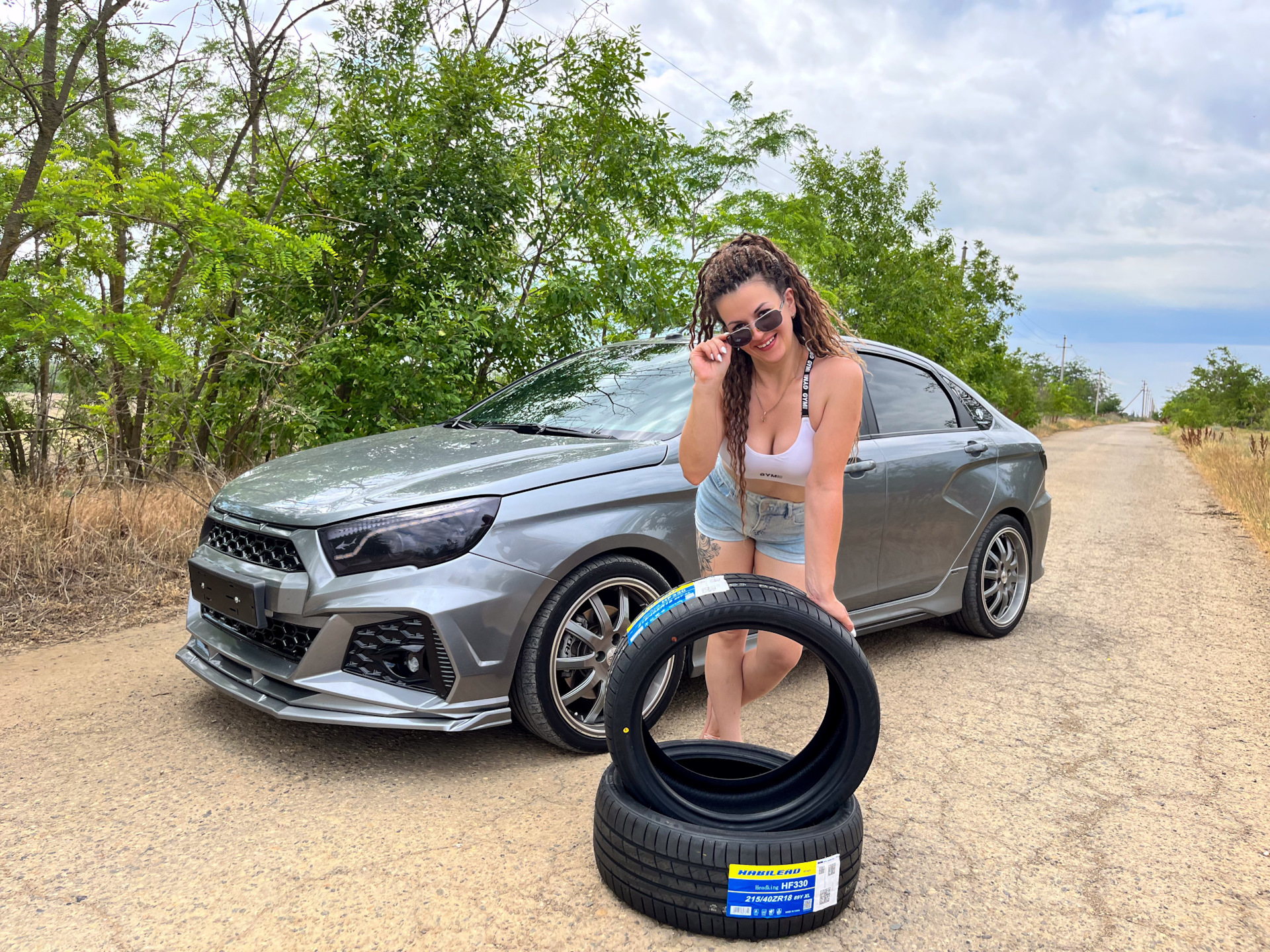 Поддался народному тренду на Китай и купил себе Китай. 🚘🌞 — Lada Vesta,  1,6 л, 2019 года | шины | DRIVE2