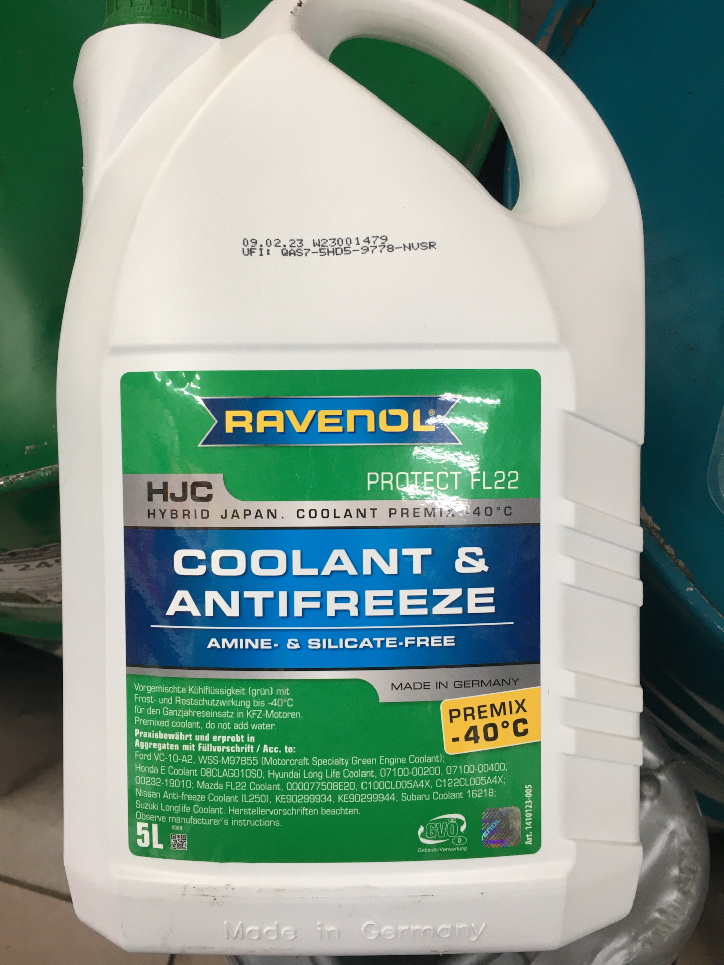 Hjc hybrid japanese coolant