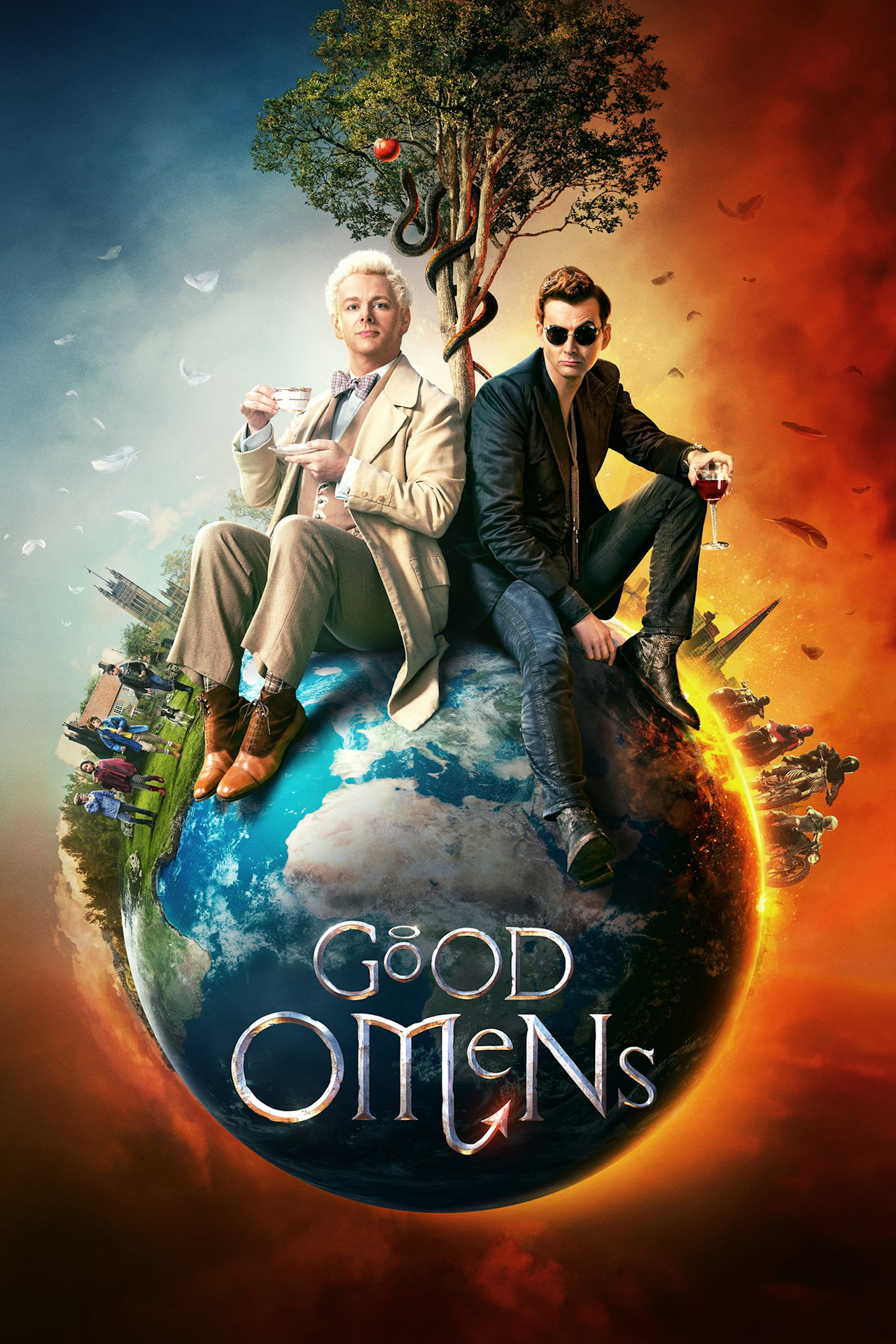 Благие знамения терри пратчетт книга отзывы. Good Omens сериал. Терри Пратчетт благие знамения. Благие знамения Терри Пратчетт Нил Гейман книга. Благие намерения сериал 2019.