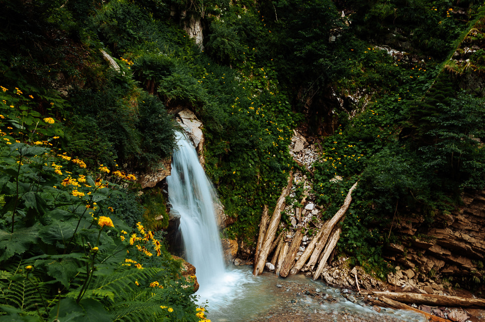 Водопады роза хутор фото