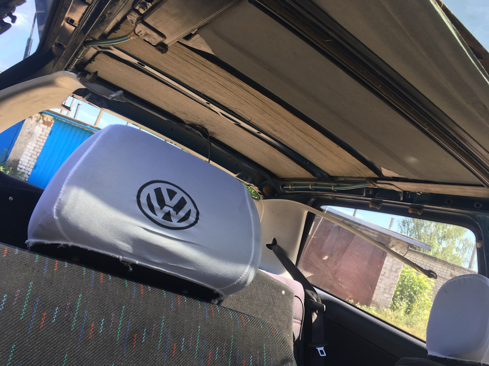 Перетяжка потолка гольф 3 golf 3 — Volkswagen Golf Mk3, 1,6 л, 1993 ...