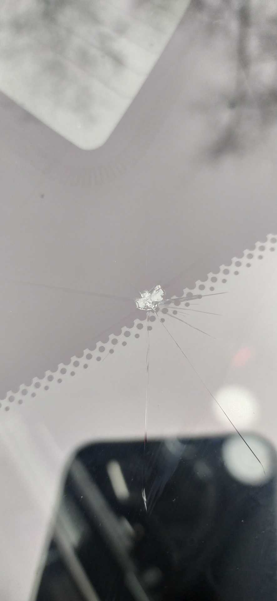 Трещина на лобовом стекле, ремонт — BMW 2 series Gran Tourer (F46), 1,5 ...