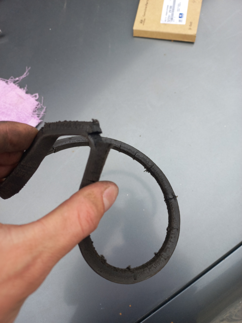 Ремень ГУРа — Hyundai Accent (2G), 1,5 л, 2008 года | поломка | DRIVE2
