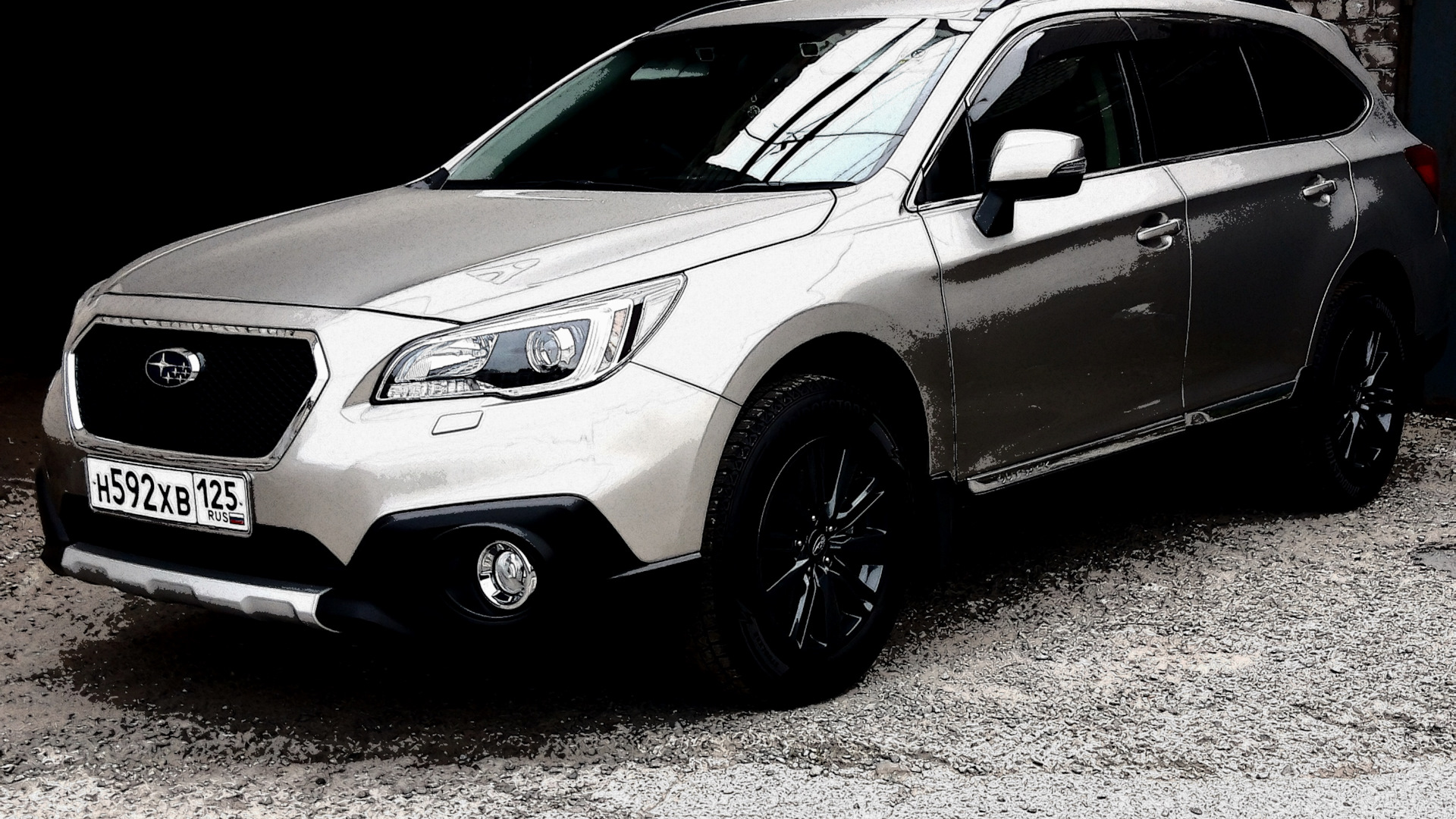 Subaru Outback (BS) 2.5 бензиновый 2014 | Золотистый аут на DRIVE2