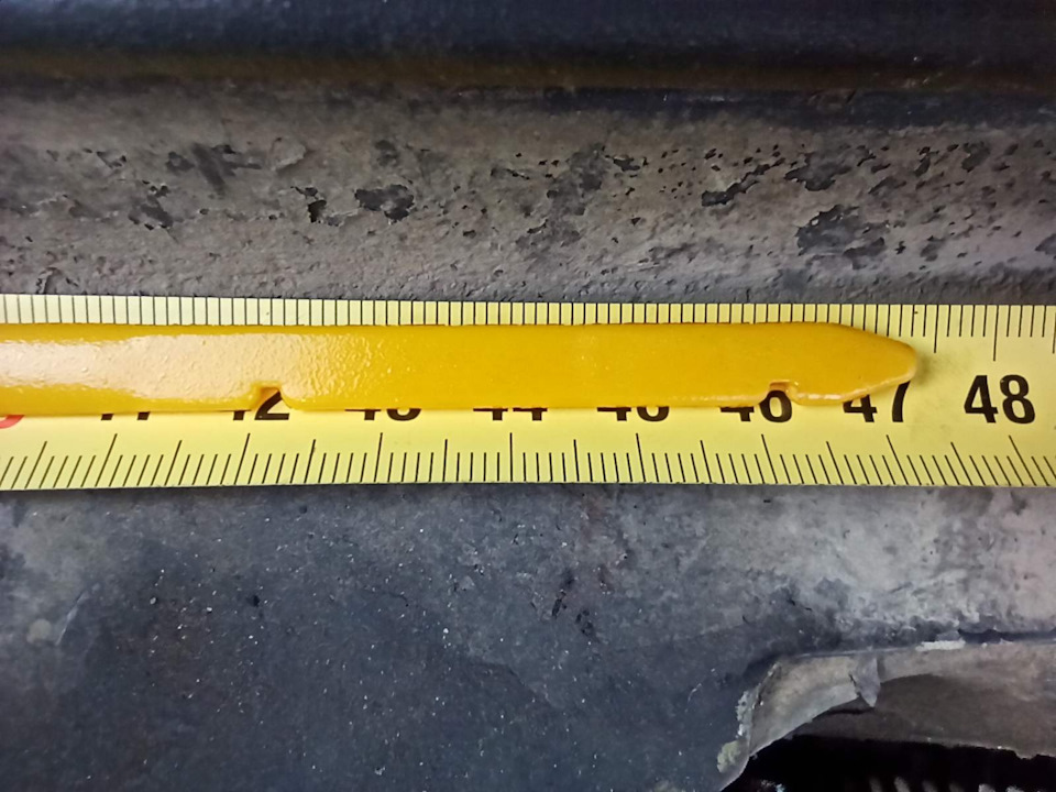 Замена масляного щупа (на ASAM 30661), нанесение меток как на щупе ...