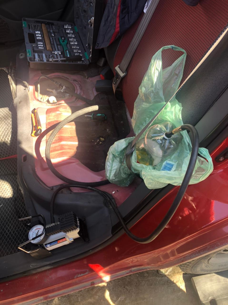 Замена масла+промывка топливной и пенная раскоксовка — KIA Rio (2G), 1 ...