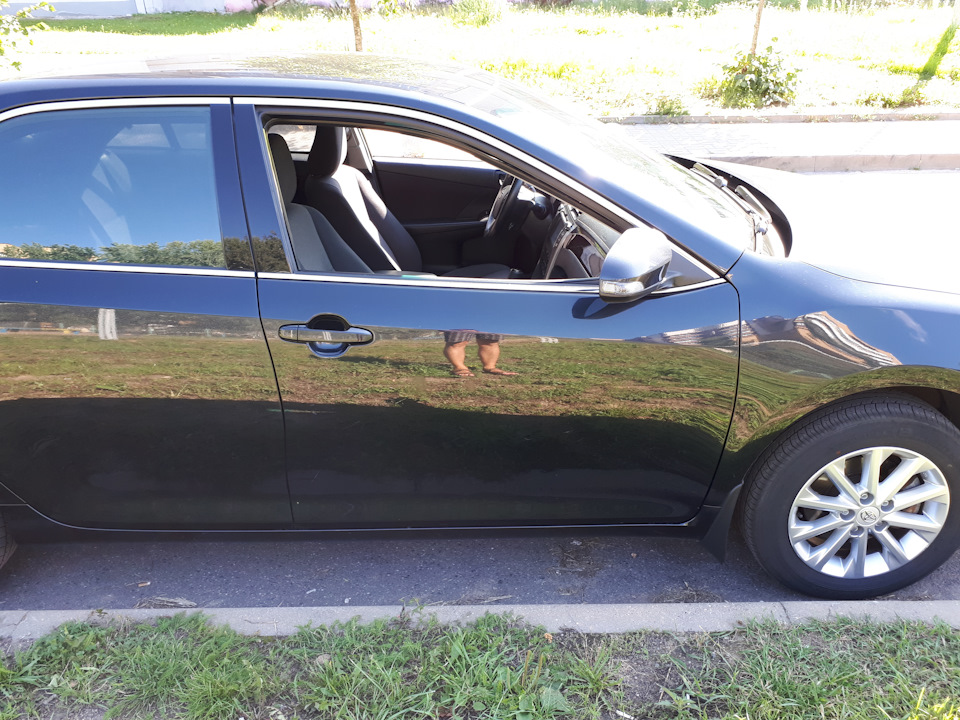 Использования набора для подкраски сколов — Toyota Camry (XV50), 2,5 л ...