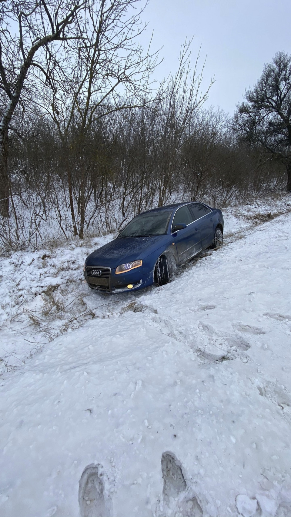 Поймал Колею или Здравствуй окраска всей Машины ❌ — Audi A4 (B7), 2 л, 2007  года | ДТП | DRIVE2