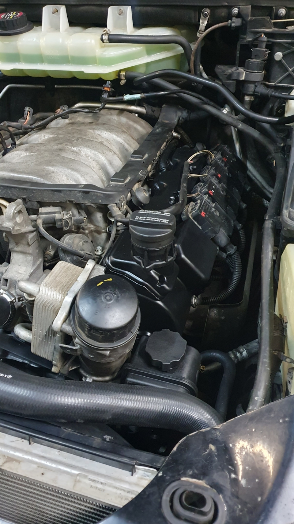 Прокладки клапанных крышек — Mercedes-Benz M-Class (W163), 5 л, 2002 ...