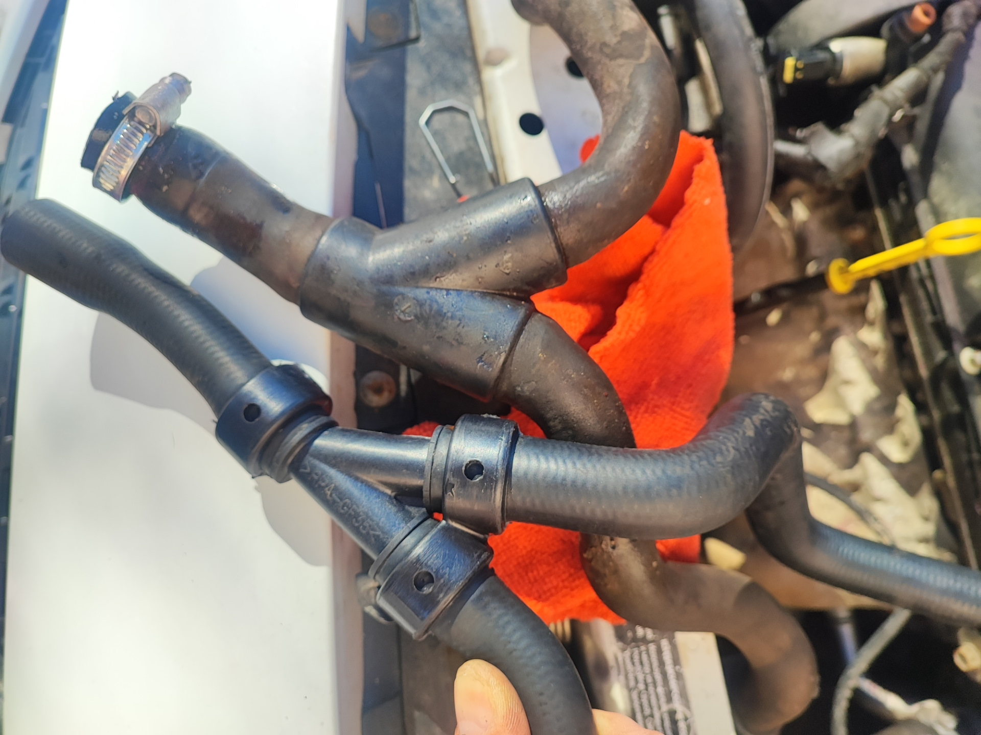 Замена патрубков печки (отопителя) А16 XER. — Opel Astra J, 1,6 л, 2012 ...