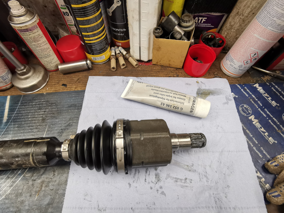 Замена трипода и вибрации от асфальта — Skoda Octavia A5 Mk2, 1,8 л ...