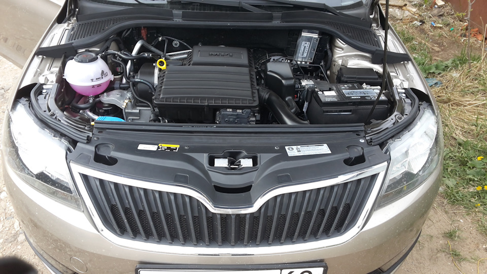 Уплотнитель под капот от грязи! — Skoda Rapid (1G), 1,6 л, 2018 года ...