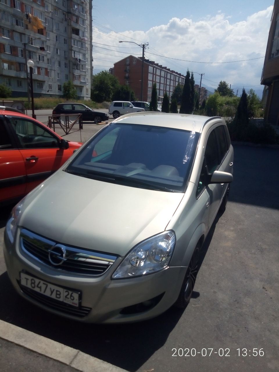 Атермальное лобовое стекло. — Opel Zafira B, 1,8 л, 2008 года | запчасти |  DRIVE2