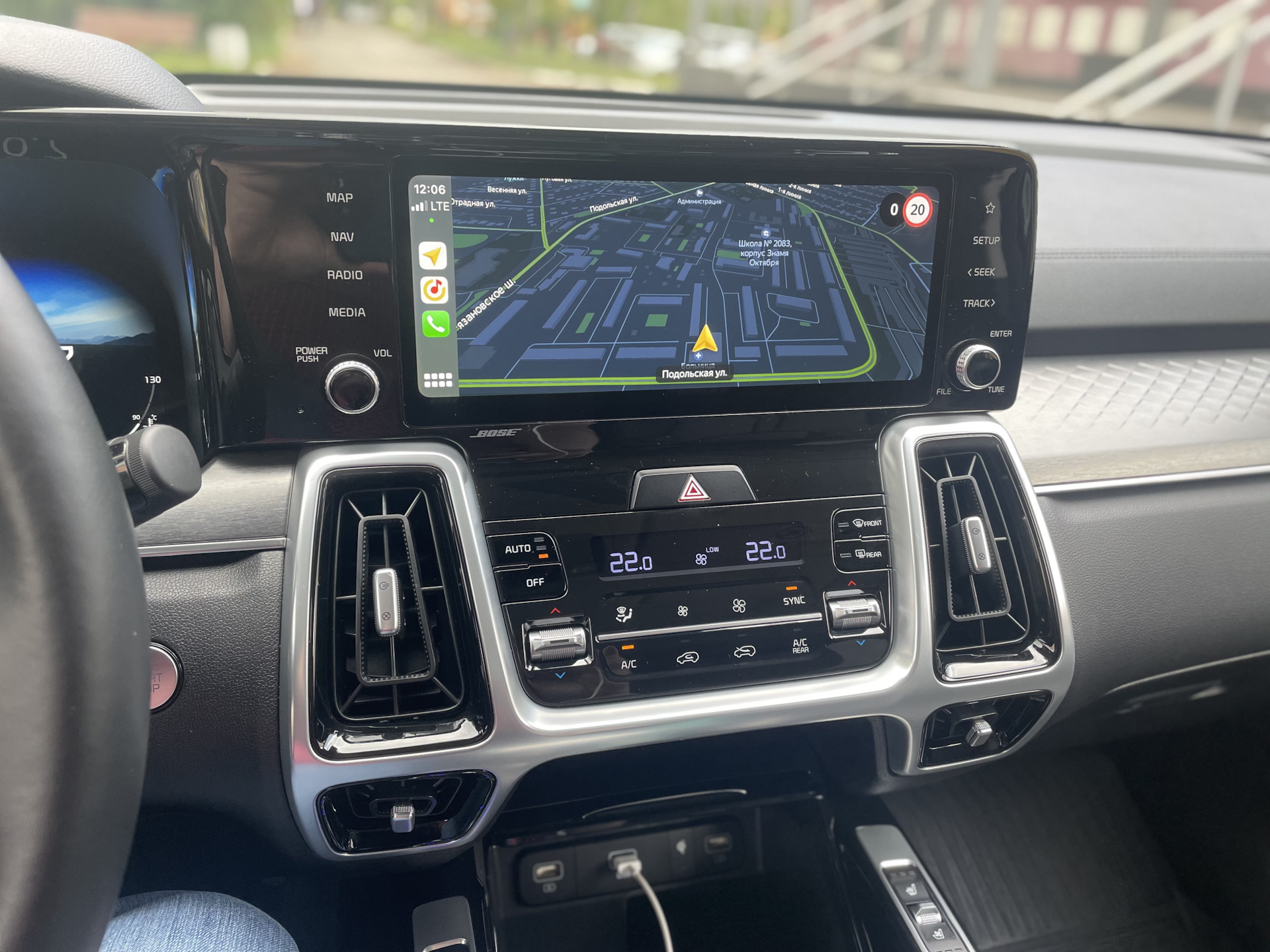 Яндекс.Навигатор добавили в CarPlay и AndroidAuto — KIA Sorento (4G), 2,2  л, 2021 года | другое | DRIVE2