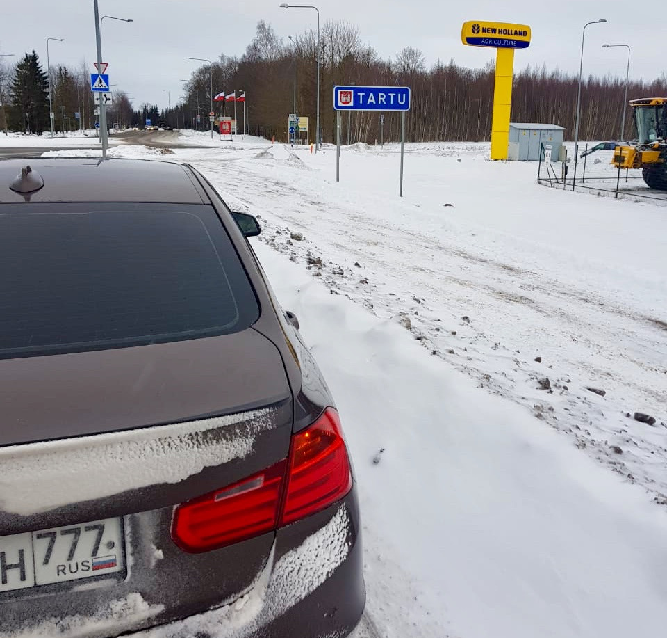 Москва-Прибалтика (Эстония) на BMW F30 по рижской трассе — BMW 3 series  (F30), 2 л, 2015 года | путешествие | DRIVE2