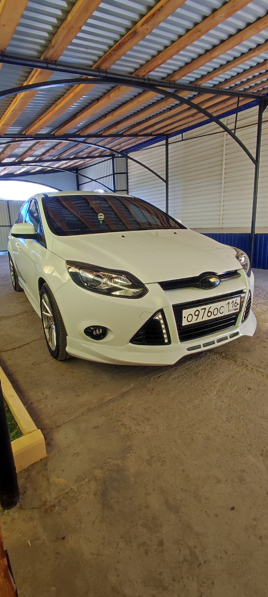 Передняя губа — Ford Focus III Hatchback, 1,6 л, 2011 года | тюнинг | DRIVE2