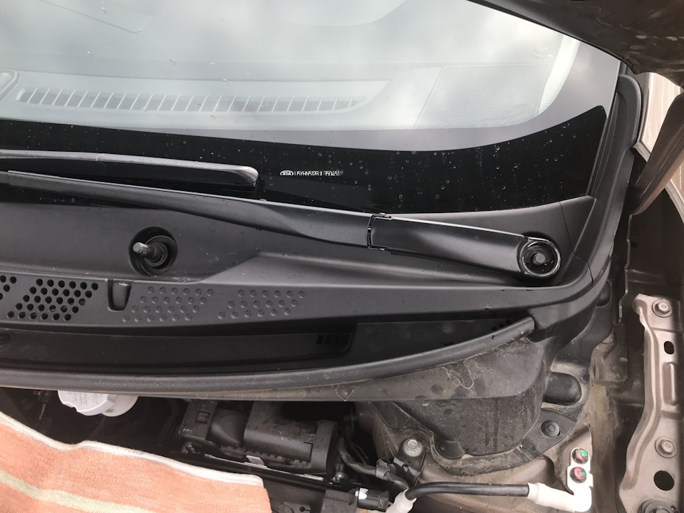 Как снять жабо на киа рио 3 Шумоизоляция жабо - KIA Ceed (2G), 1,6 л, 2018 года своими руками DRIVE2