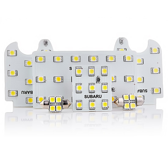 Набор светодиодных ламп для подсветки салона и багажника Subaru ...