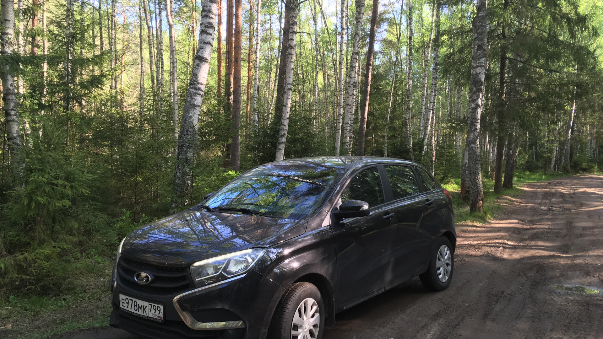 Lada XRAY чёрная Лада