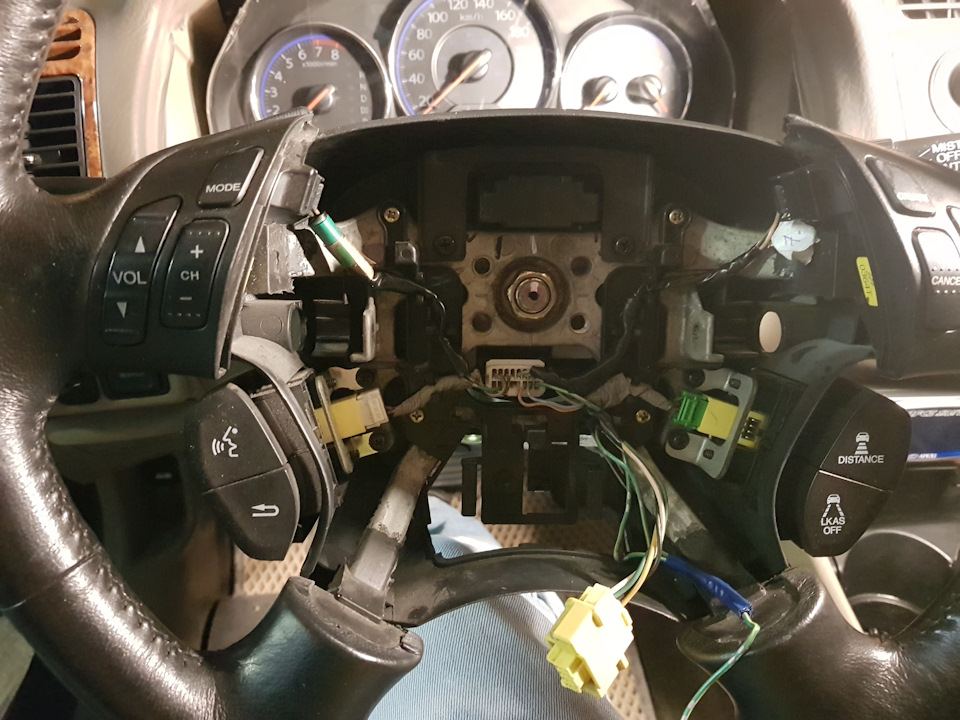 Установка подрулевого шлейфа с Inspire UC1 — Honda Civic Coupe (7G), 2 ...