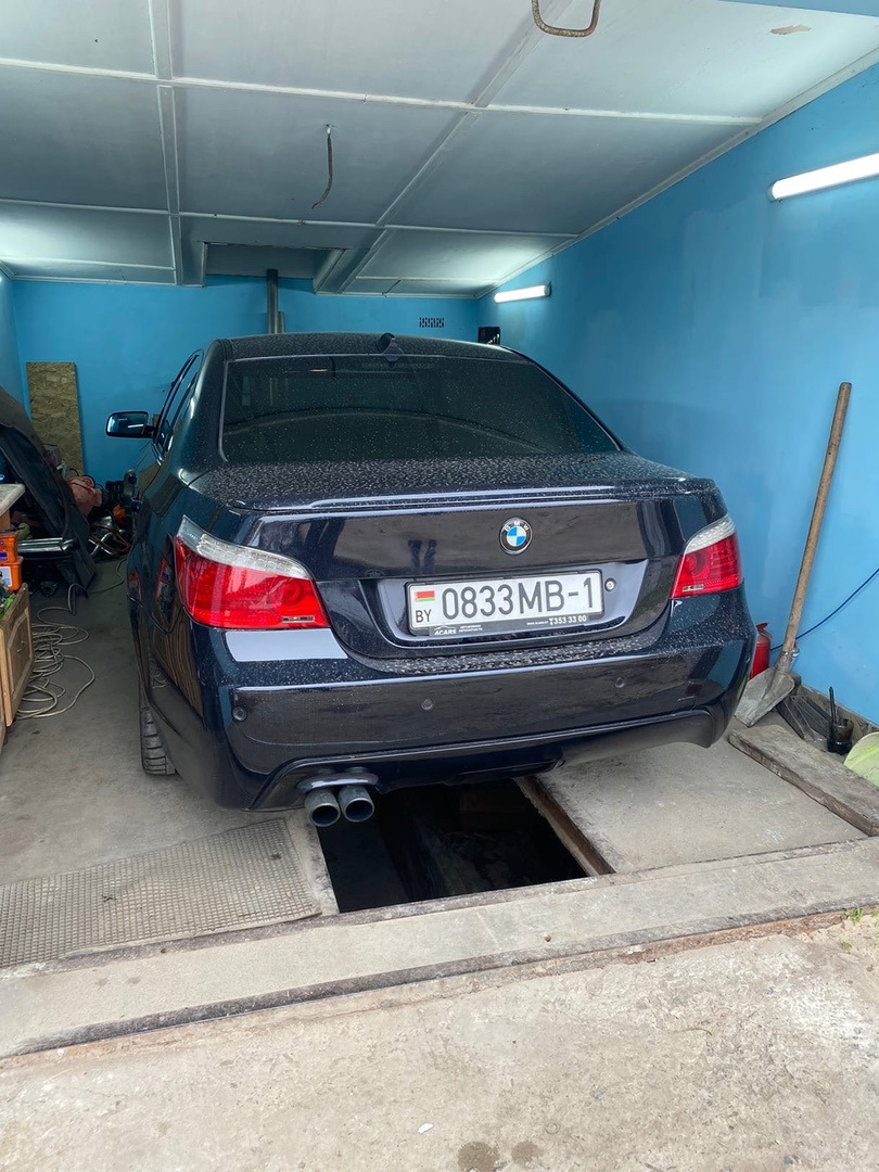 выхлопная система с нержавейки — BMW 5 series (E60), 3 л, 2005 года ...