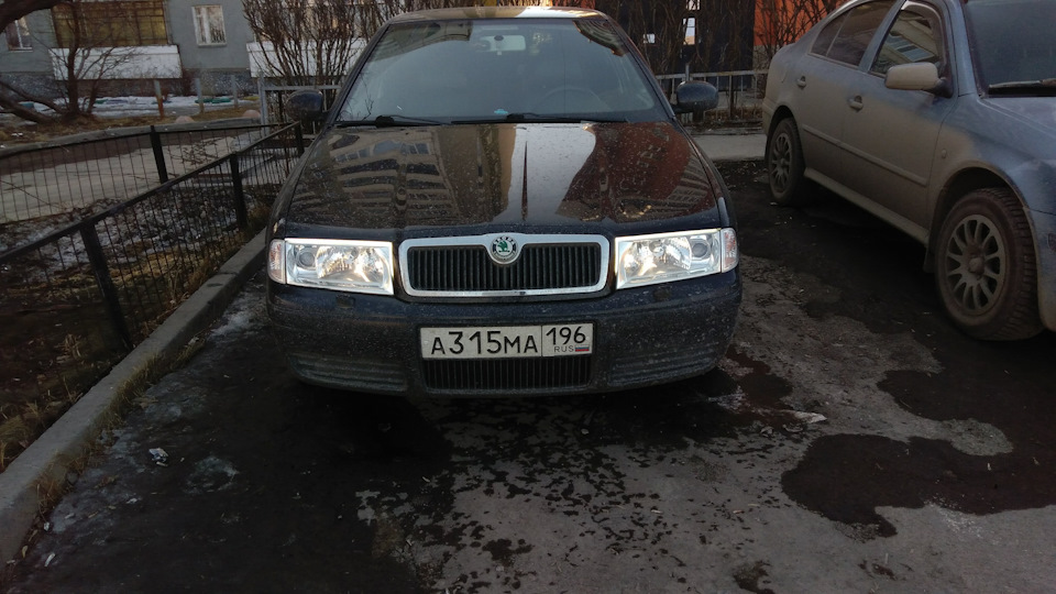 Как подключить дневные ходовые огни на шкода октавия тур