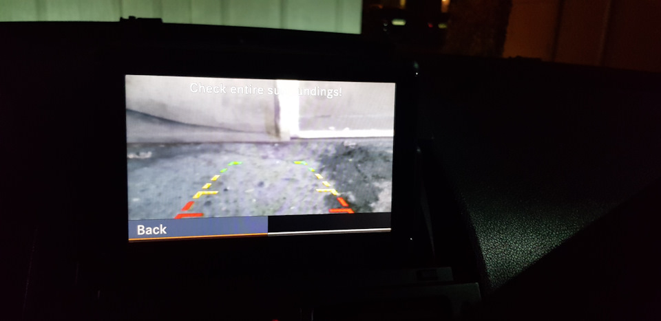 Камера заднего вида — Mercedes-Benz C-Class (W204), 3 л, 2009 года ...