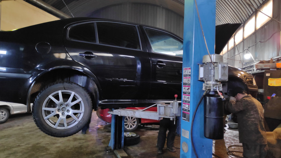 Замена опорников, ШРУСа ну и установка защиты на свое место — Skoda ...