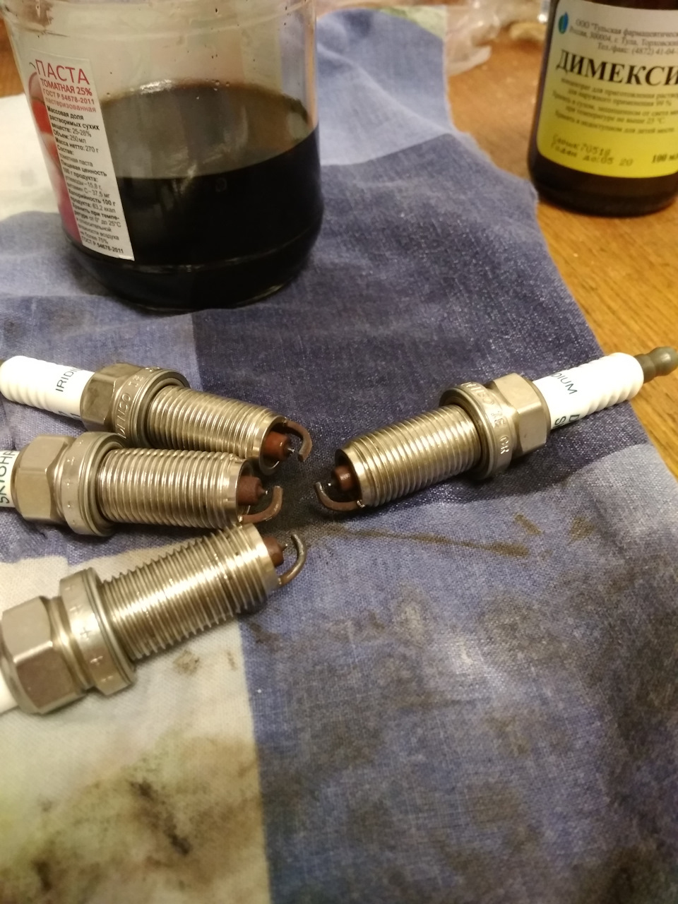 Чистка свечей Димексидом — DRIVE2