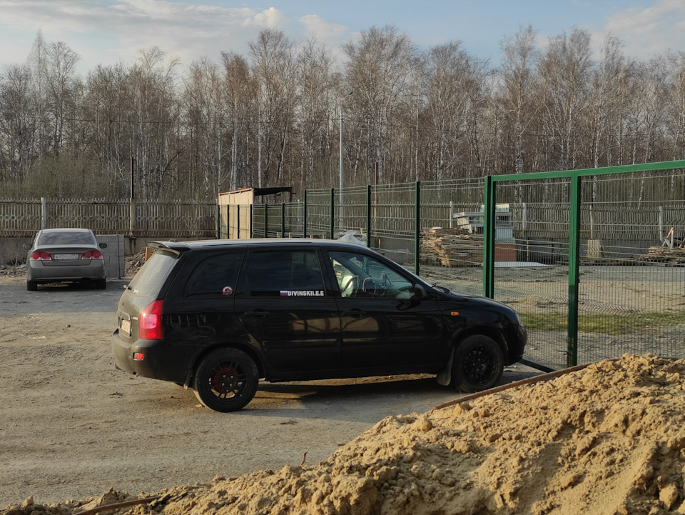 Спойлер на сарай — Lada Калина универсал, 1,6 л, 2010 года | тюнинг ...
