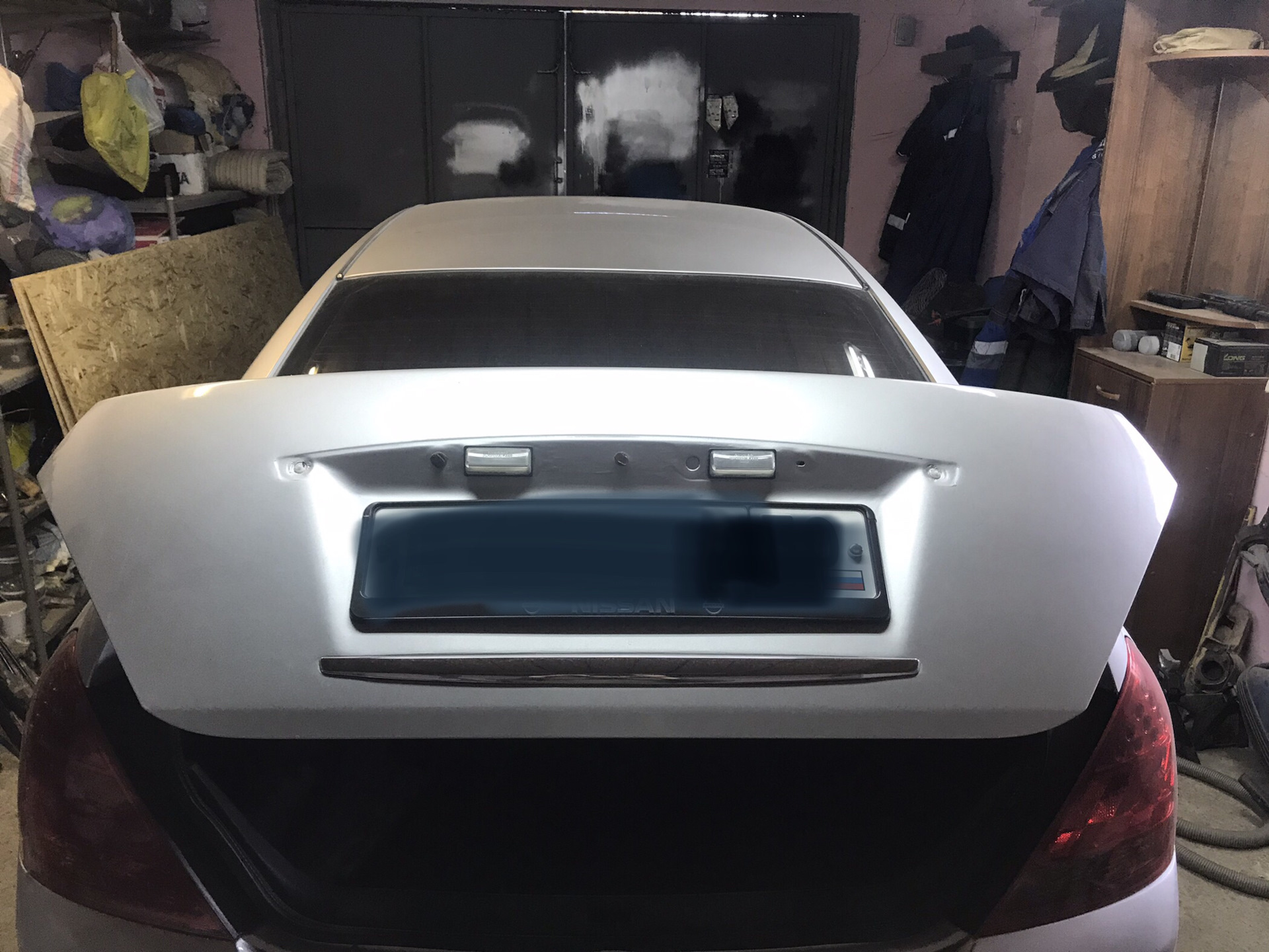Замена крышки багажника — Nissan Teana (J31), 2,3 л, 2006 года | просто ...
