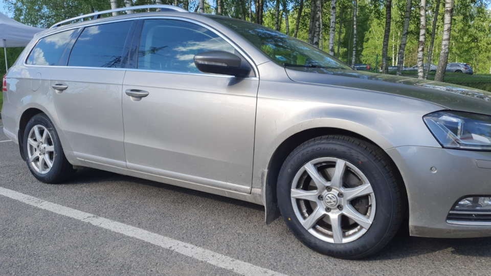 Летняя резина — Volkswagen Passat Variant (B7), 2 л, 2013 года | шины ...