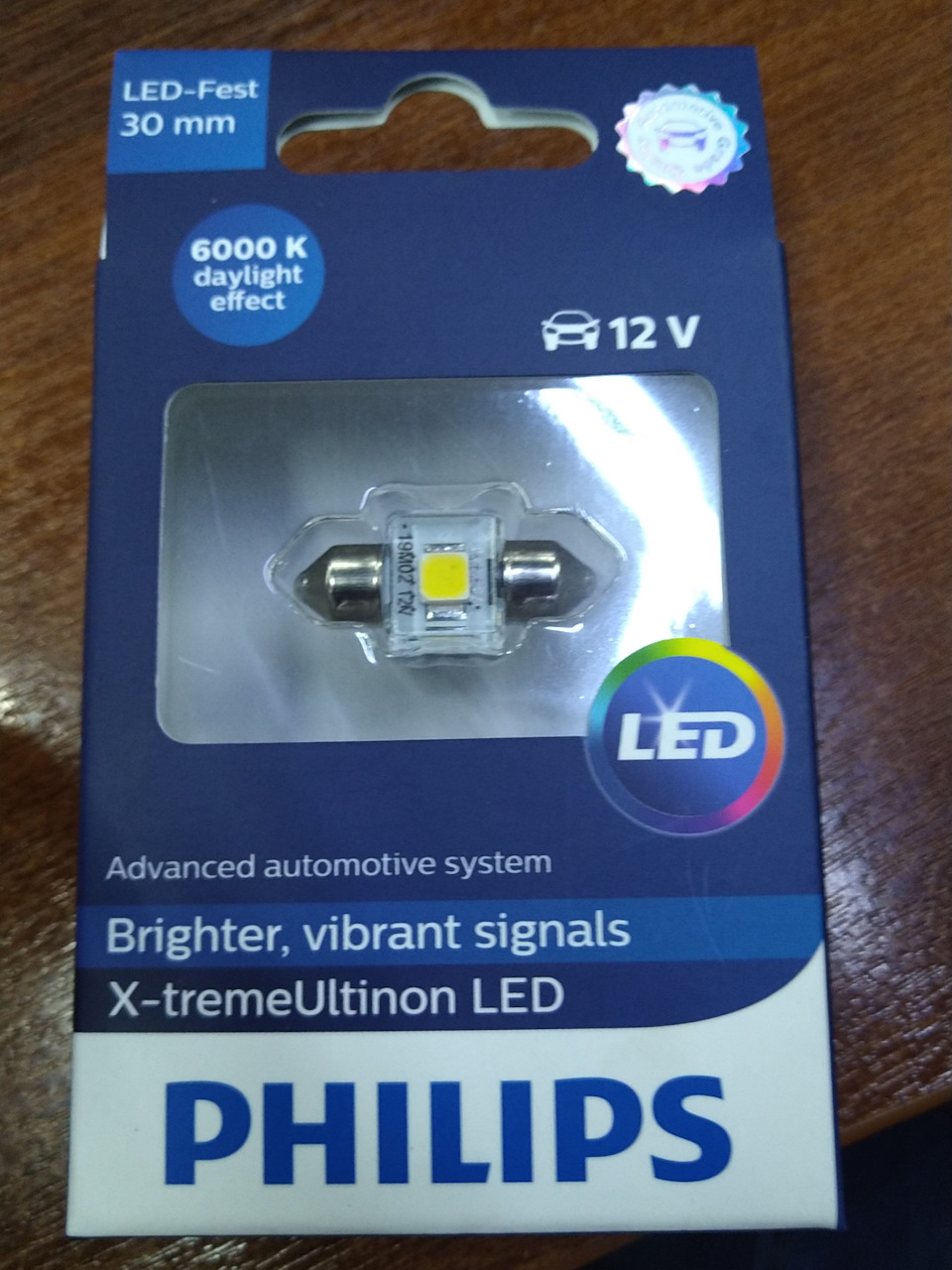 129416000KX1 Лампа Fest X-treme Vision LED 30мм 12941 6000K X1 (1шт ...