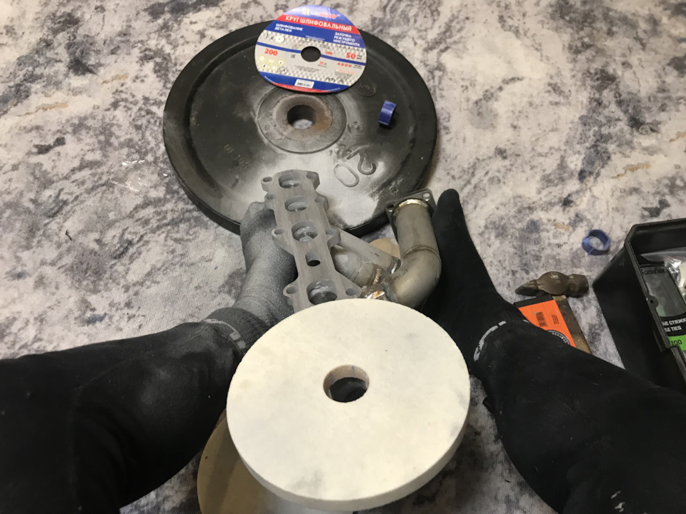 Шлифовка плоскости коллектора — Toyota Chaser (90), 2,4 л, 1996 года ...