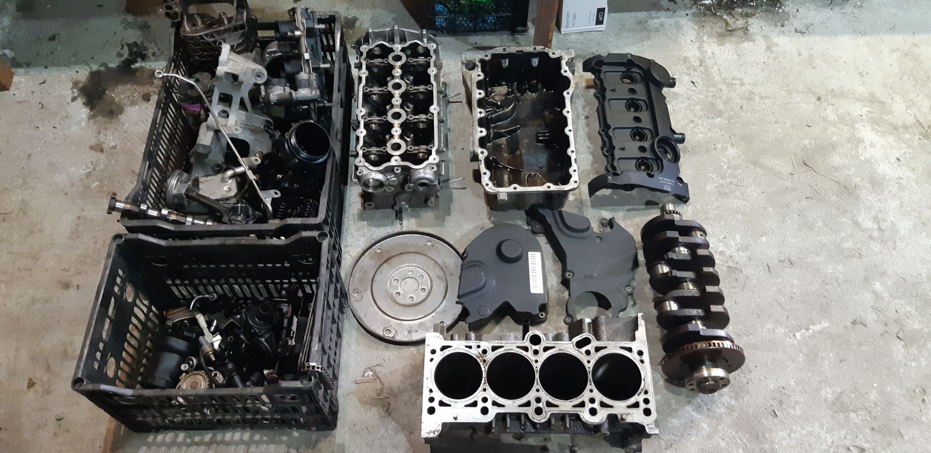 Поступил в разбор мотор BVZ 2,0 FSI с Skoda Octavia A5 — DAKAR на DRIVE2