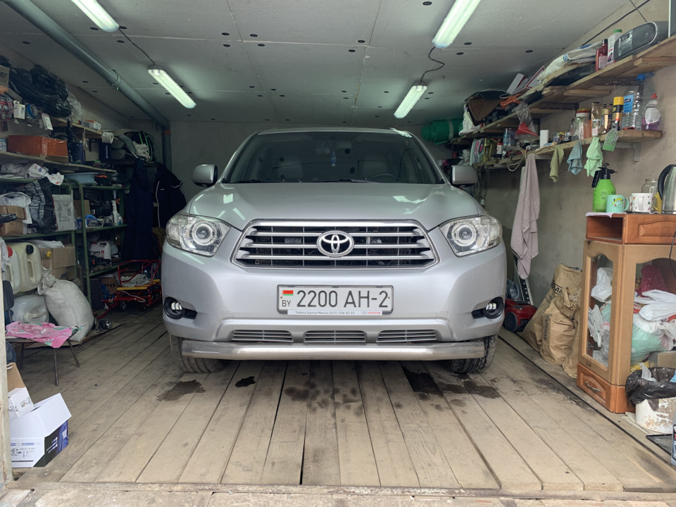 Led ПТФ от крилайн — Toyota Highlander (XU40), 3,5 л, 2008 года ...