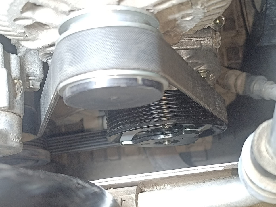 Новый компрессор на месте — Volkswagen Passat Variant (B6)