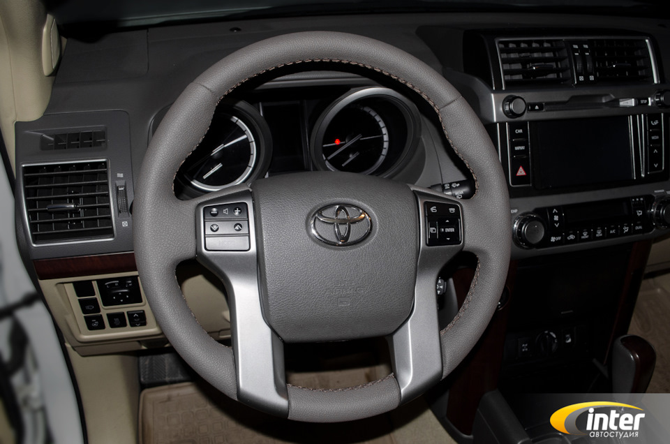 Toyota LC Prado 150 — Оплётка для руля. — AS-INTER на DRIVE2