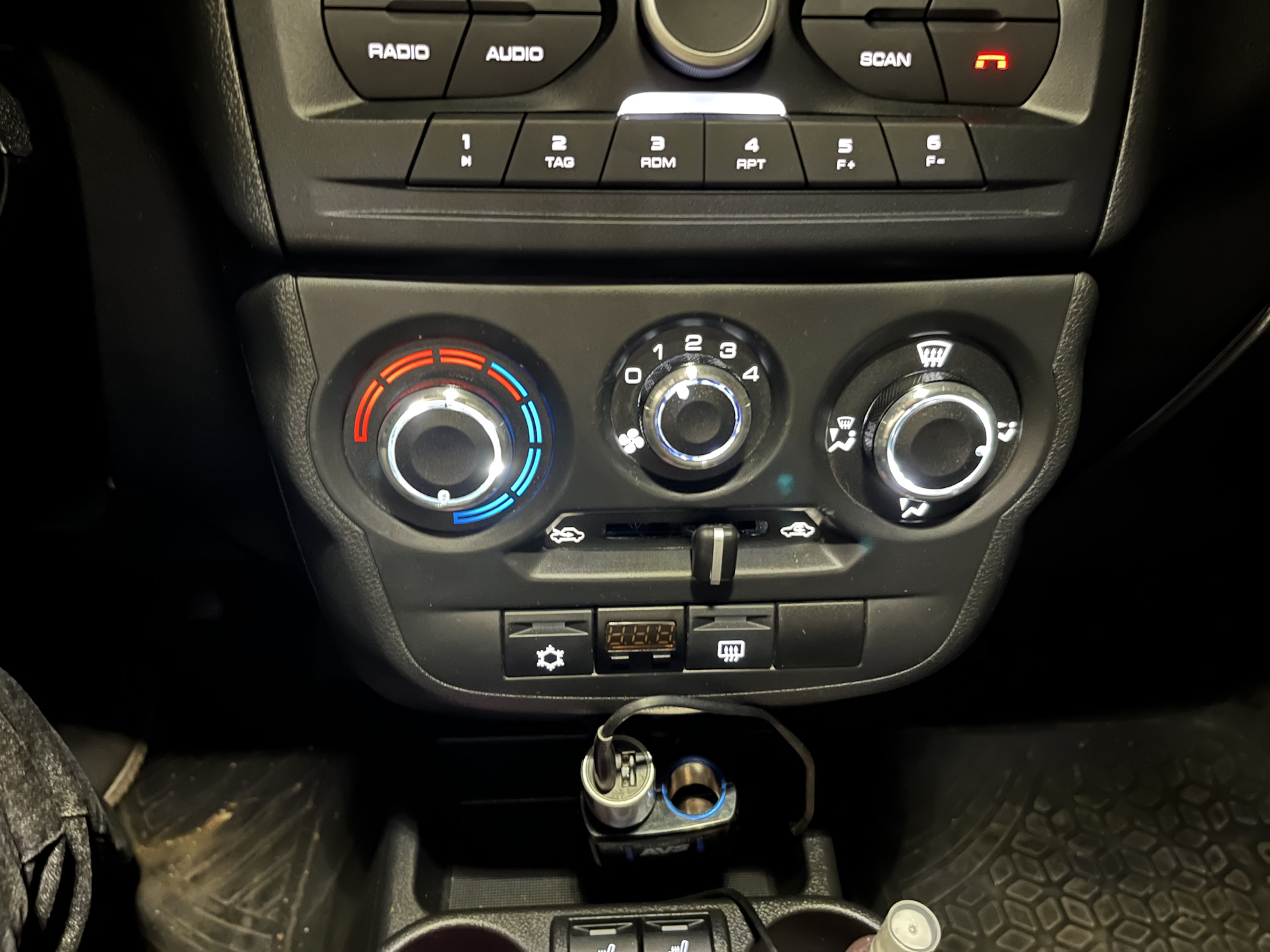 Ручки блока отопителя — Lada Гранта Cross, 1,6 л, 2023 года | тюнинг ...