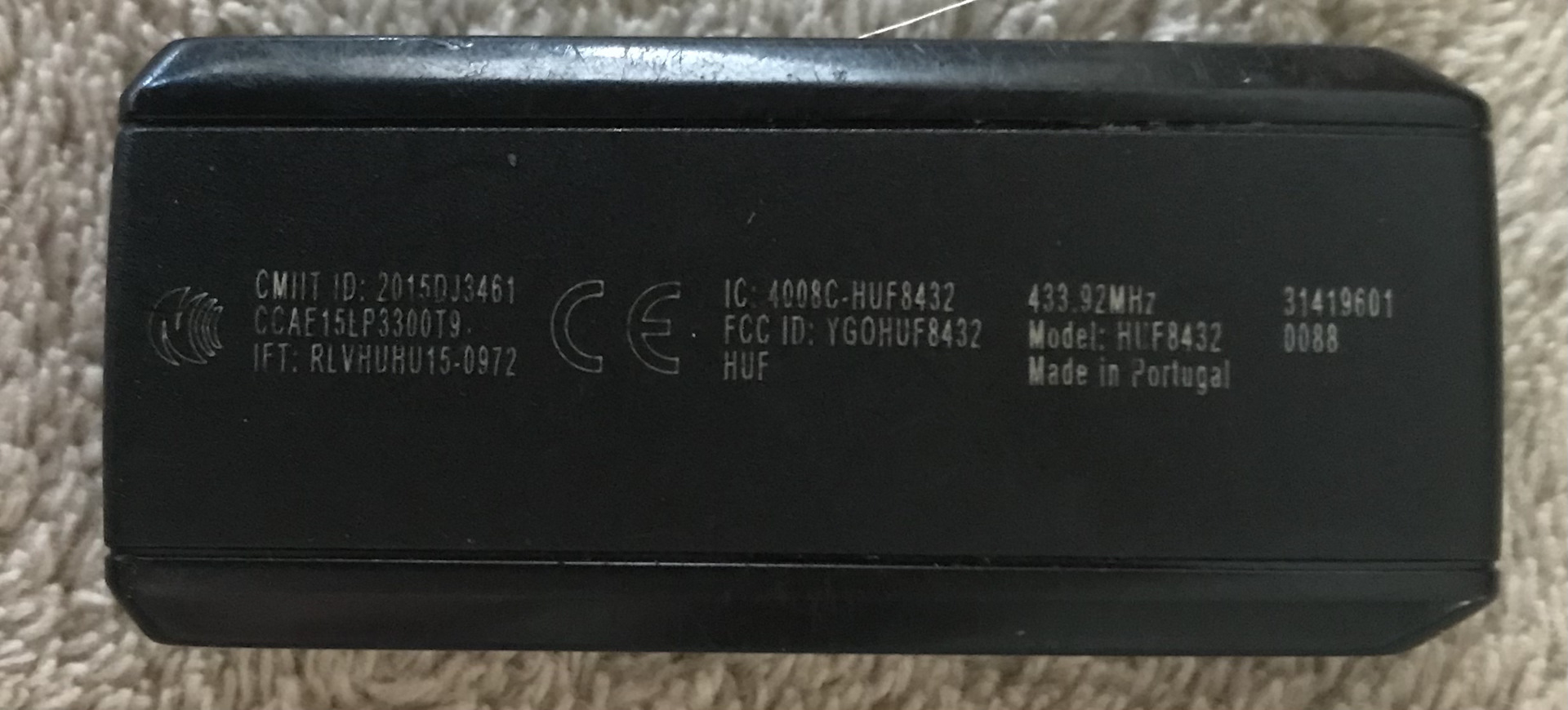 Volvo XC 60 — Key Tag — Volvo XC60 (2G), 2 л, 2018 года расходники