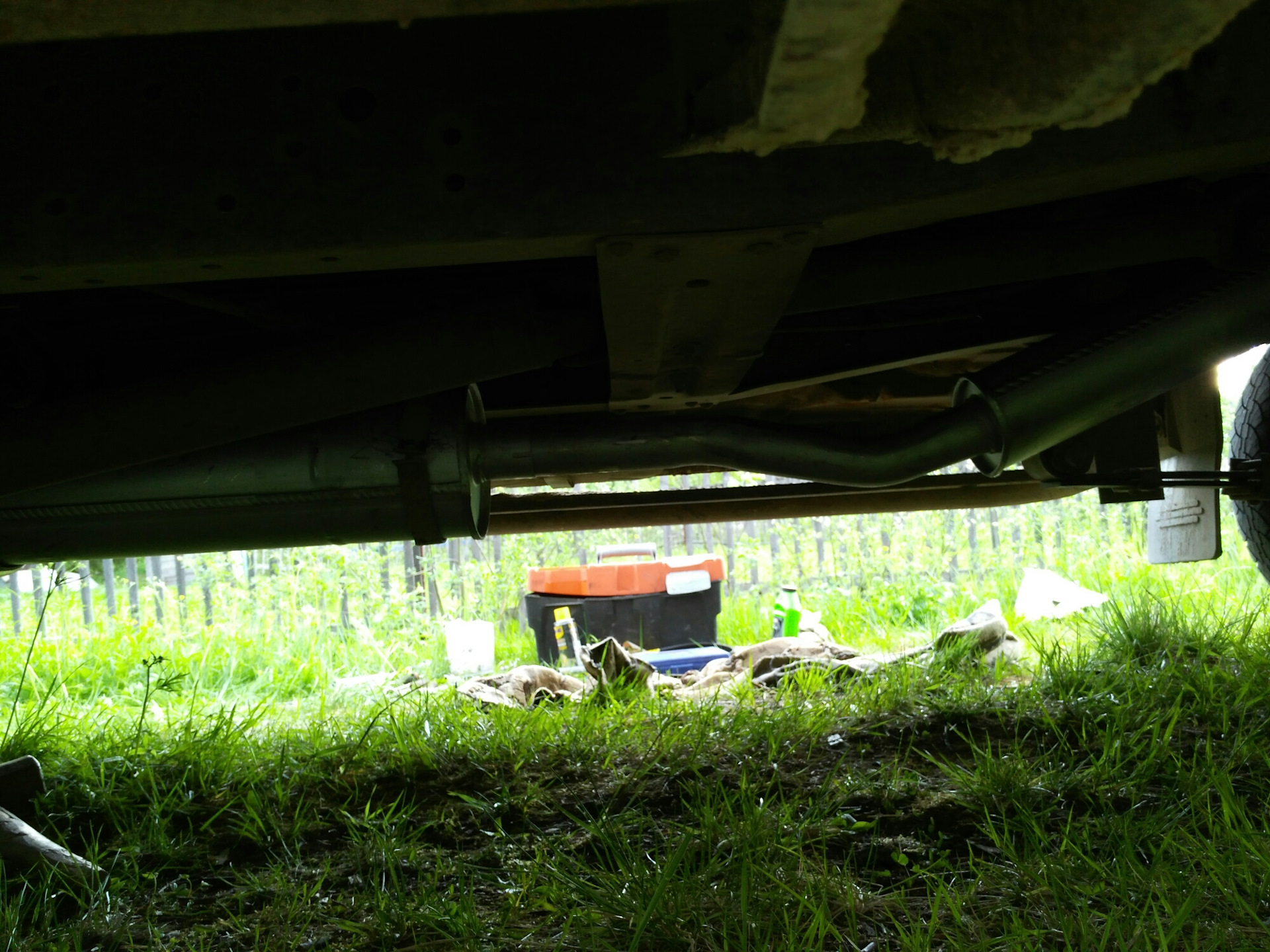 Очередная замена выхлопа! — ГАЗ Газель, 2,4 л, 2007 года | своими ...